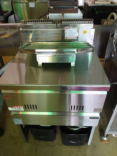 中古　LPガスフライヤー　W（二槽）タイプ