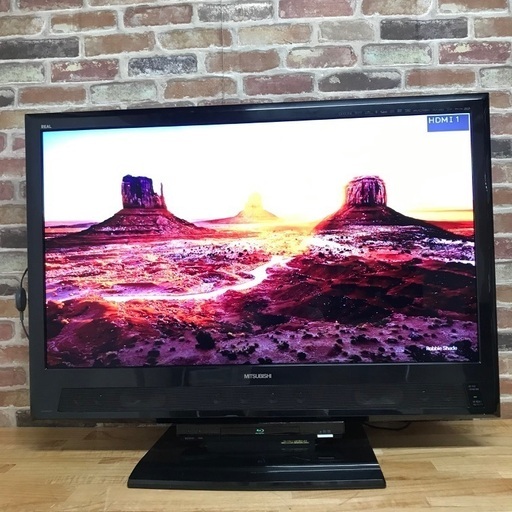 即日受渡❣️三菱40型1TB HDD\u0026ブルーレイレコーダー内蔵18000円