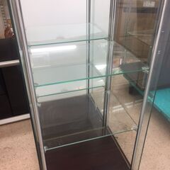 ※販売済【135】3段コレクションボード ガラス収納の画像