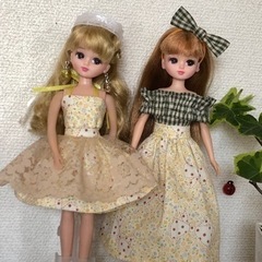 リカちゃん服 作りました。着せ替え9点セットの画像