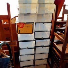 シューズボックス 婦人靴・子供靴向け 玄関収納 1個50円　/B...