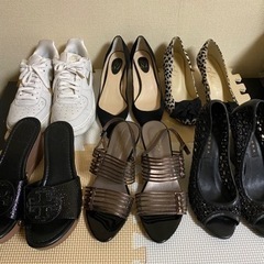スニーカー　サンダル　ヒール　色々6足