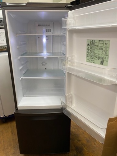 I341 ★Panasonic 冷蔵庫 (168L) 2ドア 2019年製 ⭐動作確認済 ⭐クリーニング済
