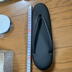 和装　草履　黒の画像