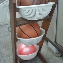 ●手作り自作ボールラック●バスケットボール サッカーボール バレーボール●の画像