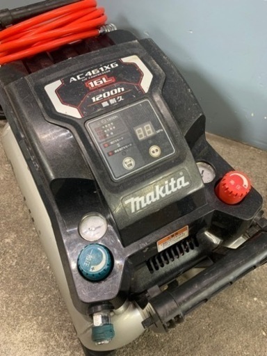 お引取り限定 makita マキタ エアコンプレッサ AC461XG 16L 一般圧/高圧 100V