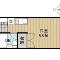 クロス張り替え　1ルーム　高槻駅