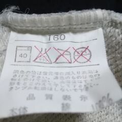 リーバイス　トレーナー　兼用　サイズ160 ヴィンテージ　レア物　胸にシミの画像