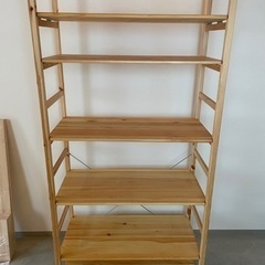 残り1セットになりました。無印良品　パイン材ユニットシェルフ　その1