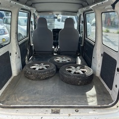 ハイゼットカーゴバン、ハイルーフ　本州仕様車でサビ少ないです。の画像