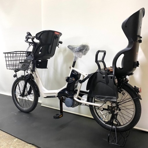 関東全域送料無料 保証付き 電動自転車　パナソニック　ギュットアニーズ　20インチ 3人乗り 8.9ah デジタル 白色