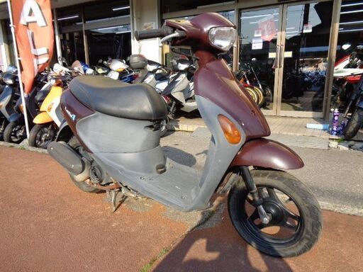 NO.4295　レッツ４　４サイクルエンジン　フューエルインジェクション　ブラウン　☆彡