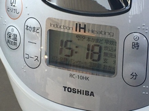 東芝◇IH炊飯ジャー◇炊飯器◇5.5合炊き◇2019年製◇かまど銅コート釜◇RC-10HK