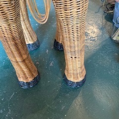 籐のキリンこども【売れました】の画像