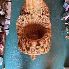 籐のキリンこども【売れました】の画像