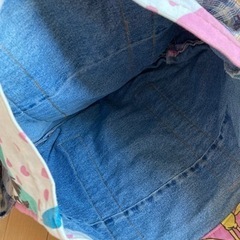 再値下げ☆デニム リメイクバッグの画像