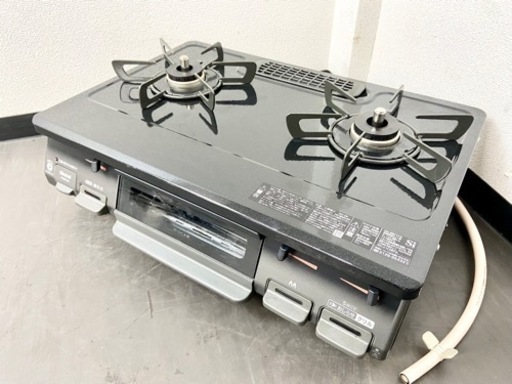 激安‼️美品 都市ガス用 21年製 リンナイガステーブル ガスコンロPT20P-BKL🌟