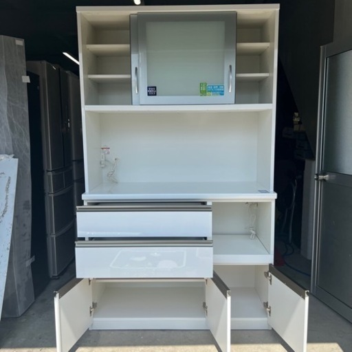 極美品】松田家具 食器棚 キッチンボード レンジ台の通販 