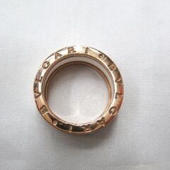 ブルガリ ビーゼロワン 2バンド リング 14号 K18PG【ご来店頂ける方限定】の画像