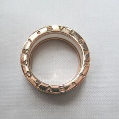 ブルガリ ビーゼロワン 2バンド リング 14号 K18PG【ご来店頂ける方限定】の画像