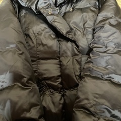 コート　黒と白の画像