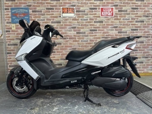 【希少！規格外迫力ボディに快適装備満載♪フルカウルほとんどキズ無！美車絶好調♪】  SYM JOYMAX125スポルト   原付二種【多数画像と動画有】