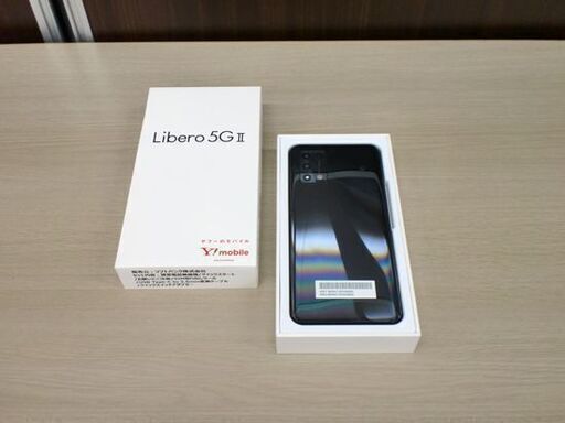 開封未使用品 Libero 5G Ⅱ ワイモバイル ZET ブラック ネットワーク利用制限〇 SIMフリー 標準セット 苫小牧西店