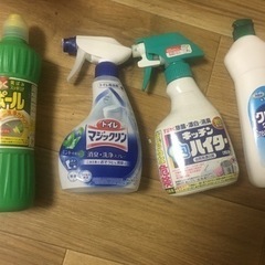 トイレ掃除セットと台所セット