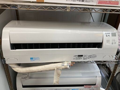 ☆中古￥23,800！【会員価格￥23,800】MITSUBISHI　2.2kwルームエアコン　家電　2018年製　MSZ-GE221