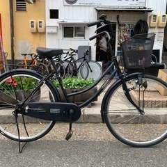 ✔️✔️ママチャリ　２６インチ　ライト　カギ　付き　黒