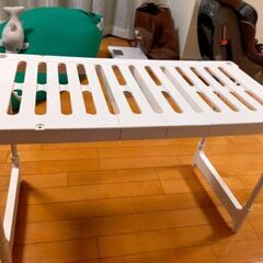 ニトリ 縦横伸縮 押入れ収納ラックの画像