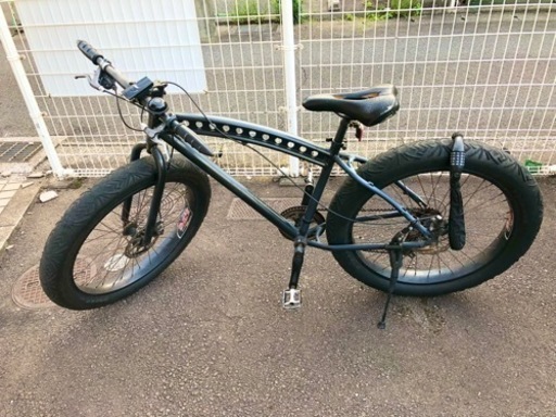 オフロード　マウンテンバイク　自転車　マッドブラック