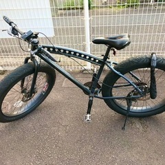 オフロード　マウンテンバイク　自転車　マッドブラック