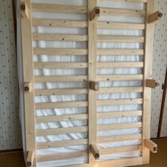値下げ　ダブルサイズベッド　すのこ パレット