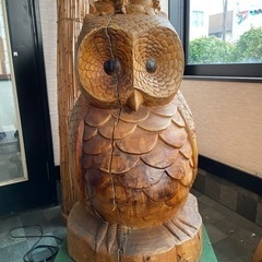フクロウ置物(特大)