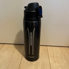 【美品】象印　ステンレス　水筒　カバー付きの画像