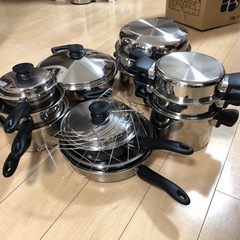 アムウェイ  クイーンクックウェア　鍋セット★IH対応