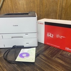 Canonモノクロレーザープリンター 未開封正規品カートリッジ付きの画像