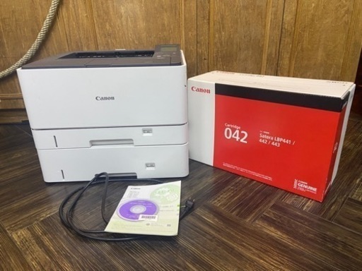 Canonモノクロレーザープリンター 未開封正規品カートリッジ付き