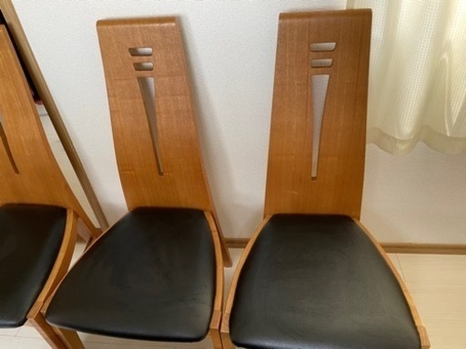 和風椅子　3脚　中古　6000円