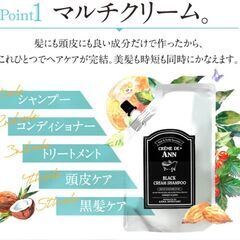 クレムドアン ブラッククリームシャンプー新品の画像