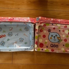 【未使用】Qoo オリジナルトレー　2個