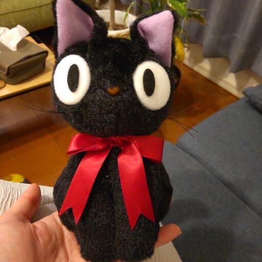 となりのトトロ　黒猫のジジぬいぐるみ