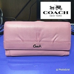★お値下げしました！★COACH コーチ 本革 レザー シグネチ...