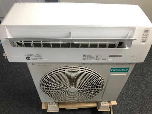 ＜工事OK 初期保証＞値下中　超高年式！！　６畳用　エアコン　ハイセンス　２０２１年購入＜配送ＯＫ＞