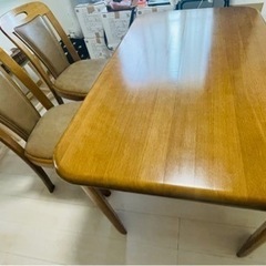 【58%OFF】浜本工芸の高級ダイニング4脚付