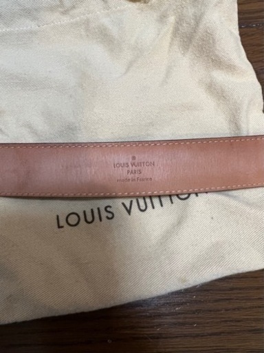 LOUIS VUITTON ヴィトン タイガ サンチュールクラシック M6843 ベルト メンズ ビジネス 黒 ブラック レザー