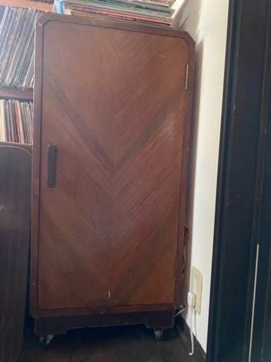 ヴィンテージ　レコード収納ラック。