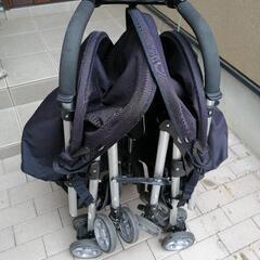 コンビ　ツインスピン　二人乗りベビーカーの画像
