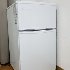 2ドア冷蔵庫　